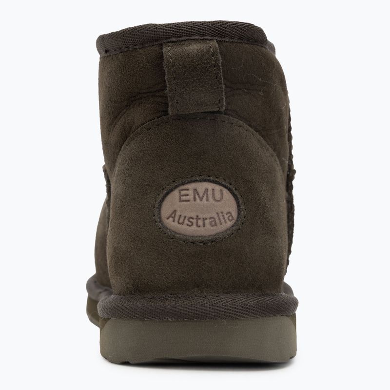 Women's snow boots EMU Australia Stinger Micro dark olive 6
