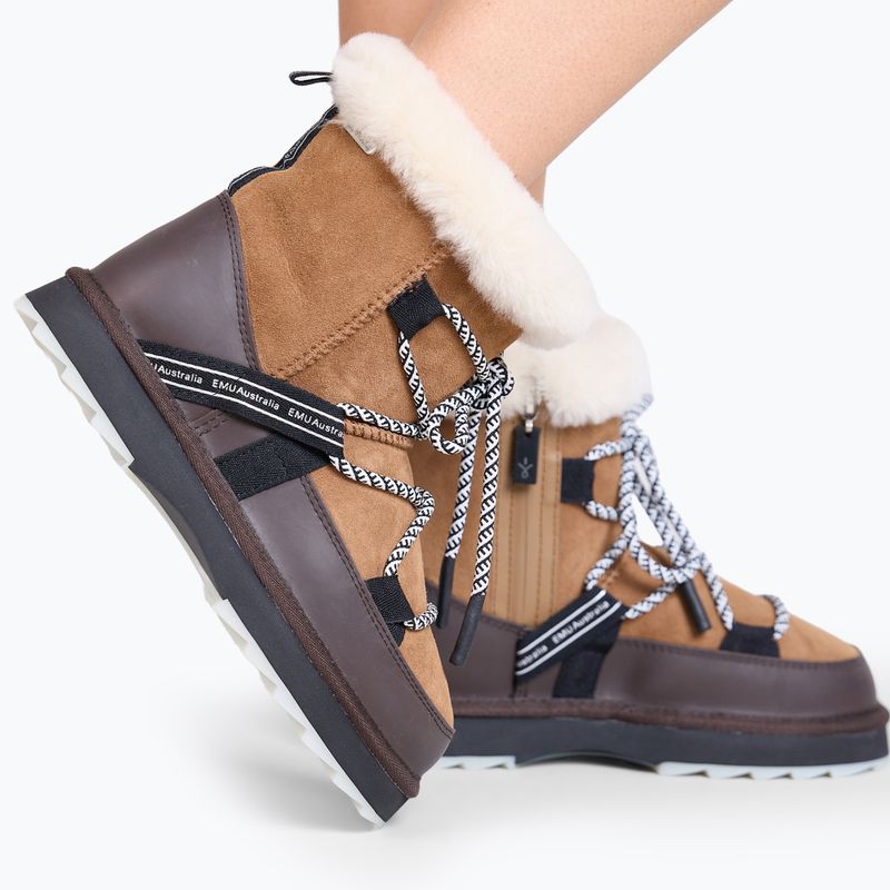 EMU Australia women's snow boots Blurred chestnut 13