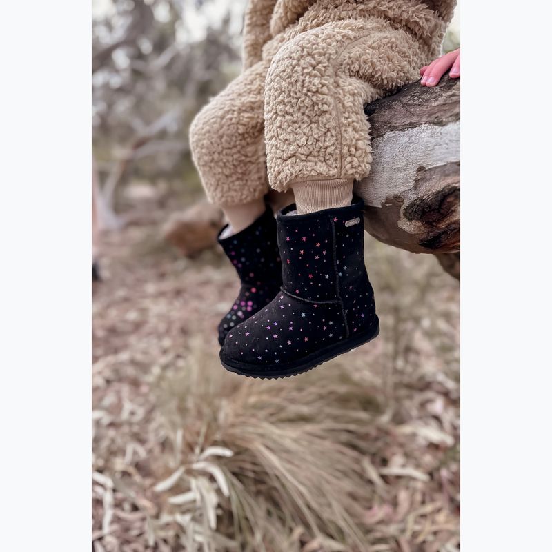 EMU Australia Sparkle Brumby children's snow boots black 10
