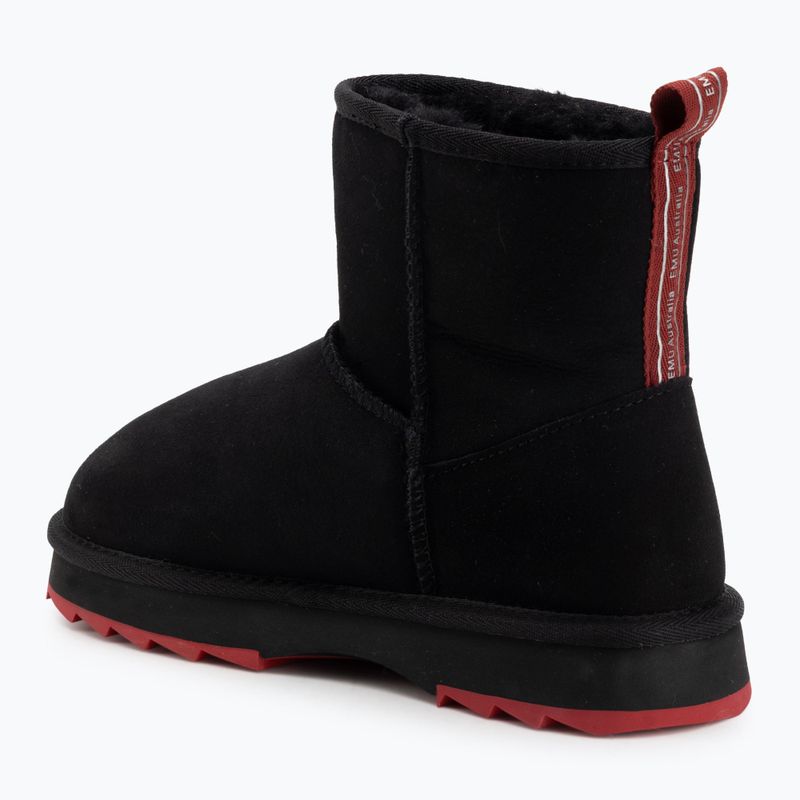 Women's snow boots EMU Australia Sharky Mini black/cherry 3