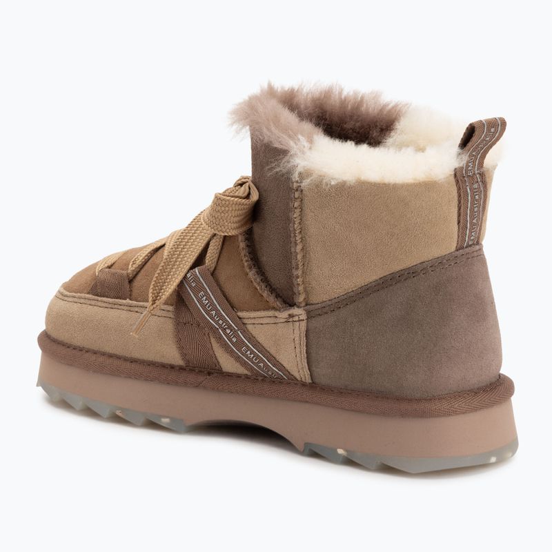 Women's snow boots EMU Australia Blurred Micro Patchwork mushroom 3
