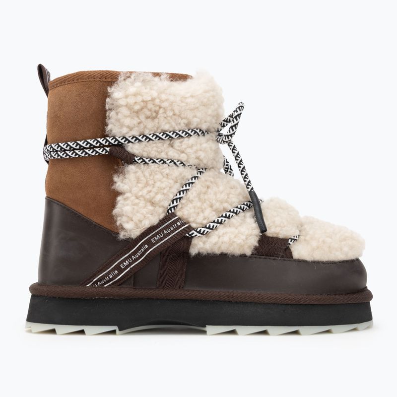 EMU Australia Blurred Teddy chestnut women's snow boots 2