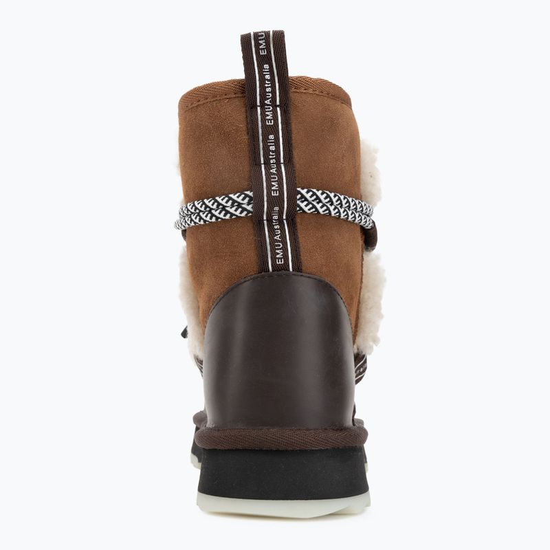 EMU Australia Blurred Teddy chestnut women's snow boots 6