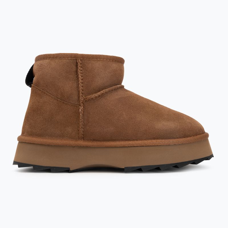 EMU Australia women's Sharky Micro Flatform chestnut/black snow boots 2