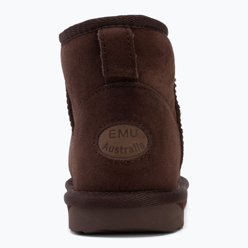 Women's snow boots EMU Australia Stinger Micro chocolate fondant 6