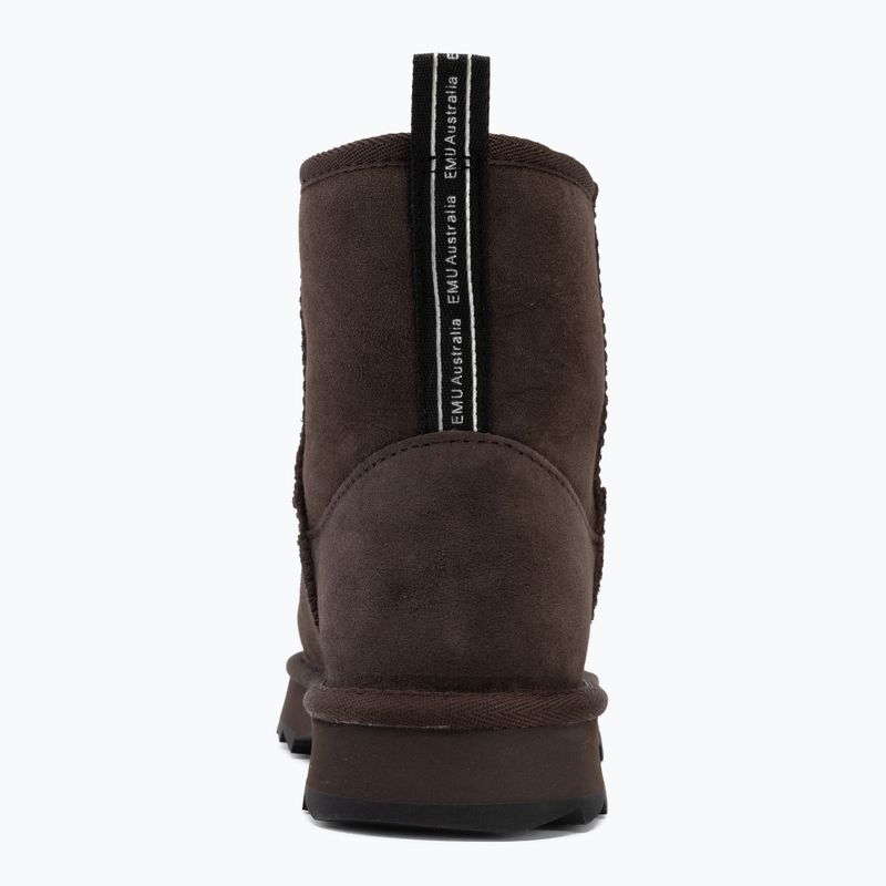 Women's snow boots EMU Australia Sharky Mini chocolate 6
