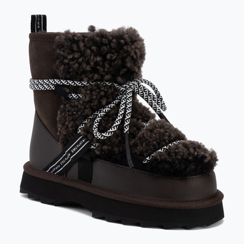 Women's snow boots EMU Australia Blurred Teddy chocolate
