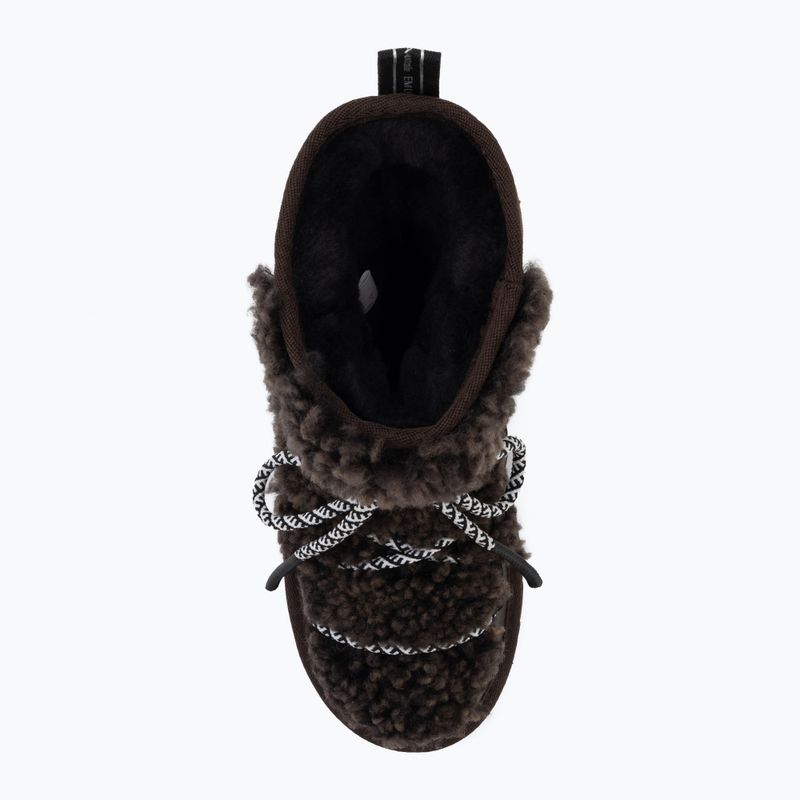 Women's snow boots EMU Australia Blurred Teddy chocolate 5