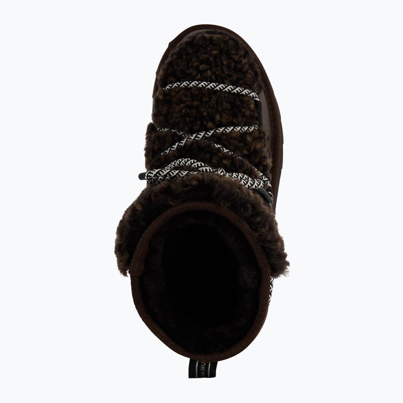 Women's snow boots EMU Australia Blurred Teddy chocolate 2