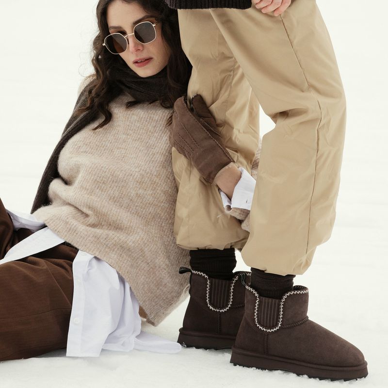 Women's snow boots EMU Australia Higgie chocolate 4