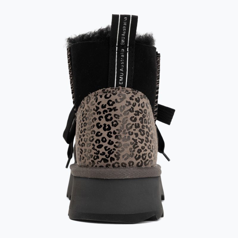 Women's snow boots EMU Australia Blurred Micro Patchwork Leo charcoal 6