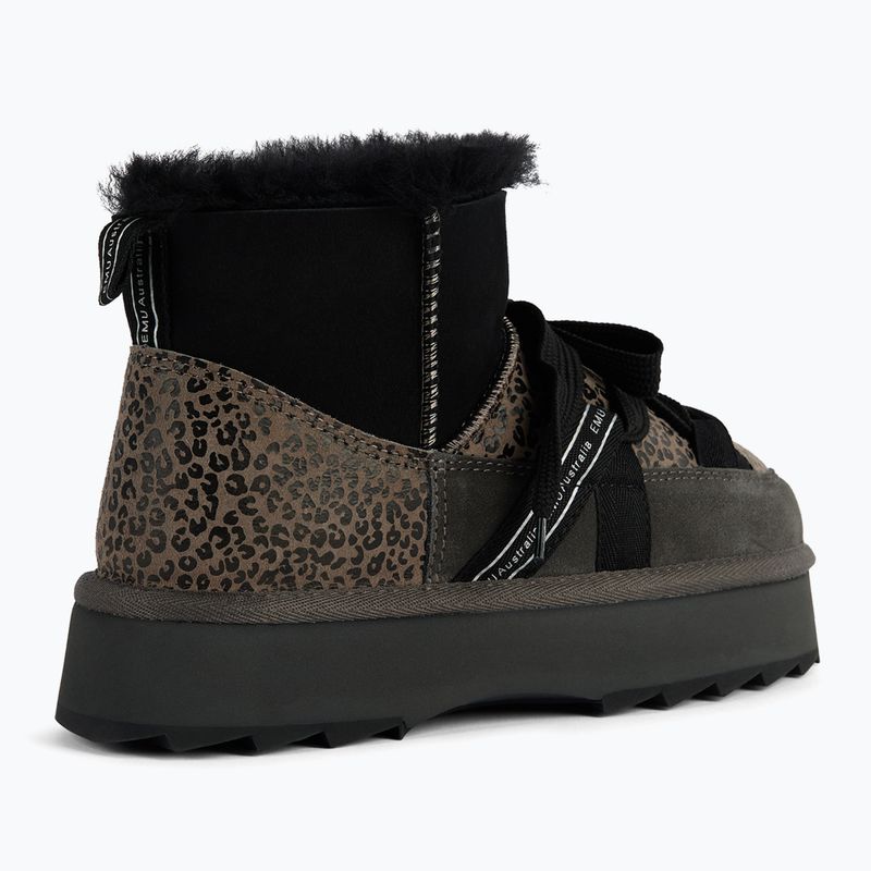 Women's snow boots EMU Australia Blurred Micro Patchwork Leo charcoal 2