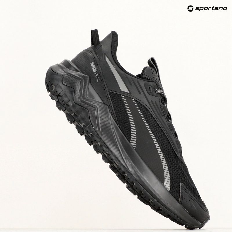 PUMA Extend Lite Trail puma black/cool dark gray running shoes 10