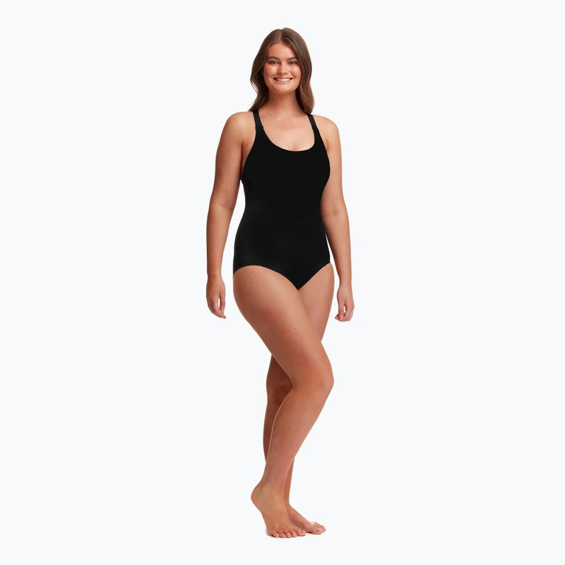 Funkita Brace Me Back One Piece Women's Swimsuit Still Black 3