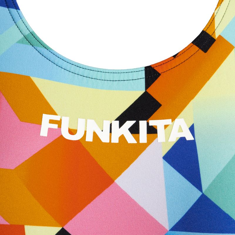Women's triathlon swimsuit Funkita Apex Blast Free Back colour burst FSP519L0220 3