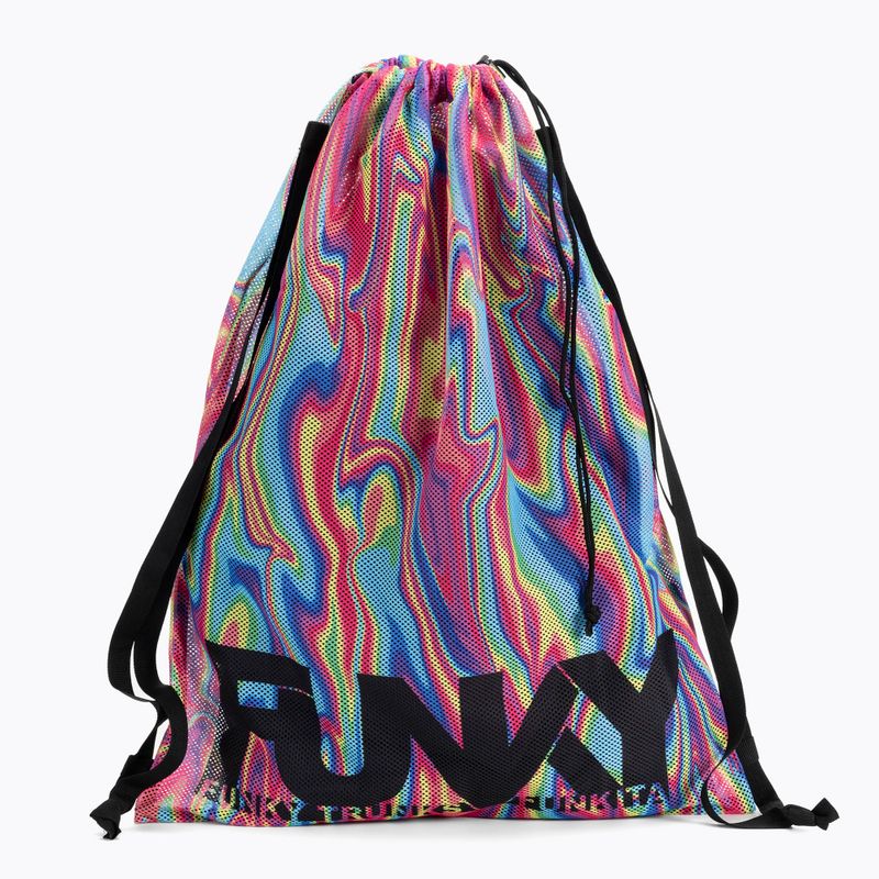 Funky Other Mesh Gear Swim Bag pink-blue FYG010N7132500