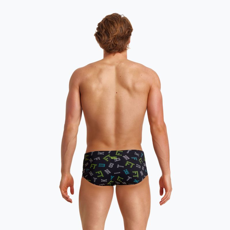 Men's Funky Trunks Classic Trunks swim boxers black FTS001M71400 5