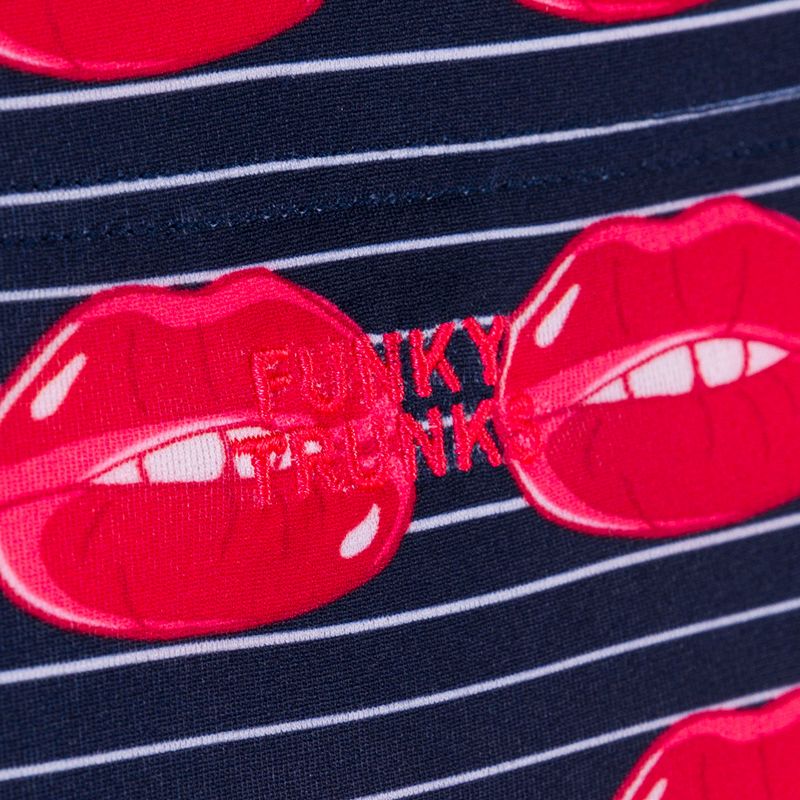 Men's Funky Trunks Sidewinder swim boxers navy blue and red FTS010M71411 3