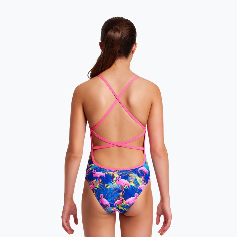 Funkita Strapped In One Piece children's swimsuit blue and pink FS38G71414 5