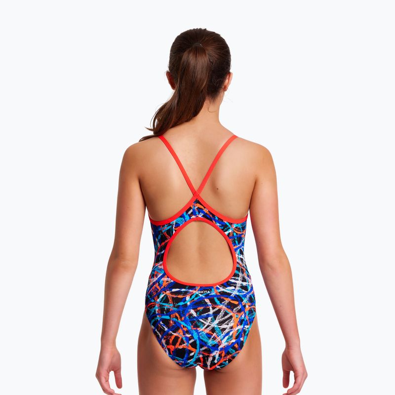 Funkita Diamond Back One Piece Spin Doctor Children's Swimsuit FS11G71432 5