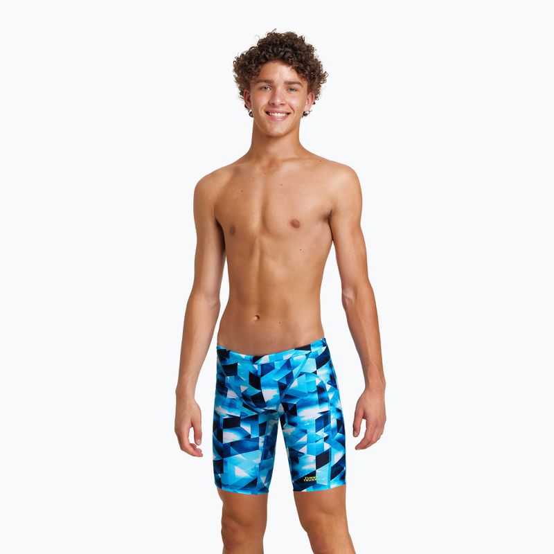 Children's Funky Trunks Training Jammers navy blue FT37B7143922 7