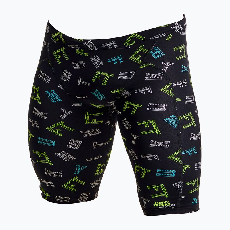 Men's Funky Trunks Training Swim Jammers black FTS003M7140030 4