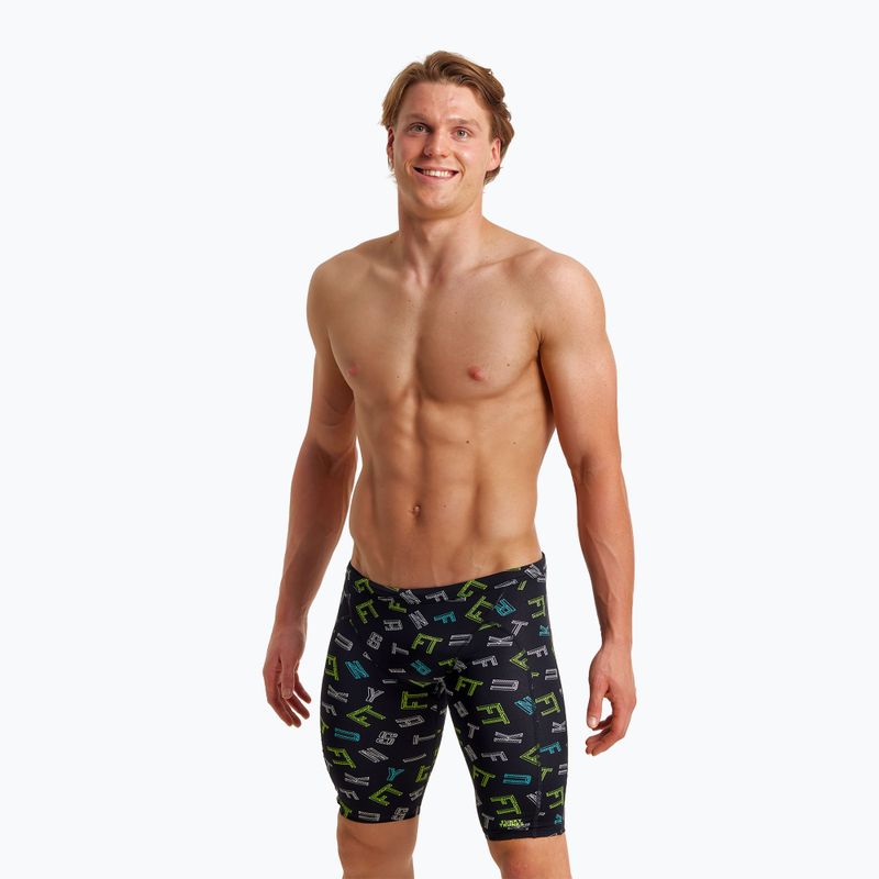 Men's Funky Trunks Training Swim Jammers black FTS003M7140030 7