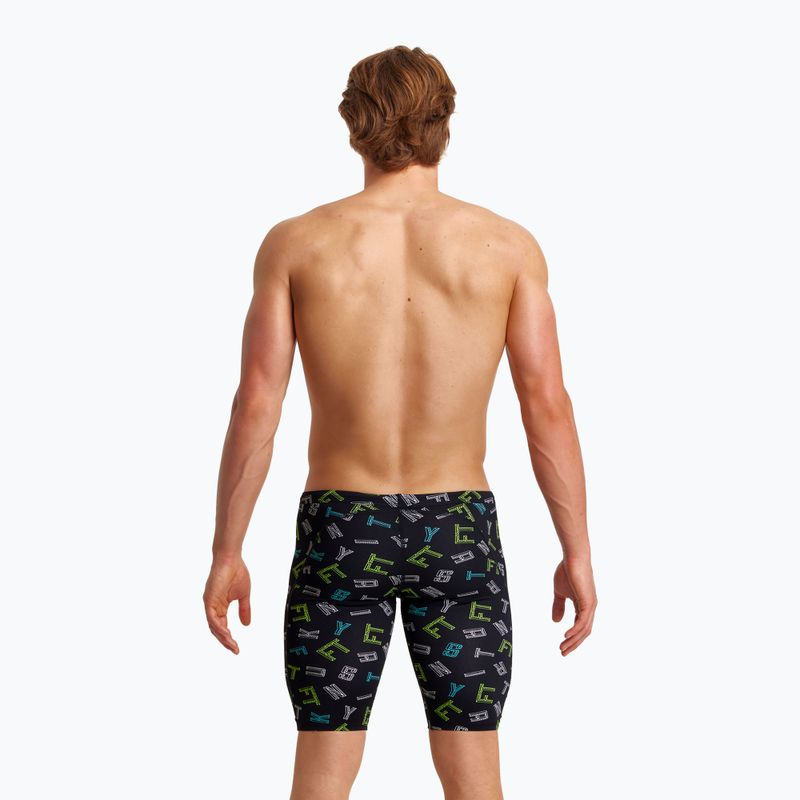 Men's Funky Trunks Training Swim Jammers black FTS003M7140030 8