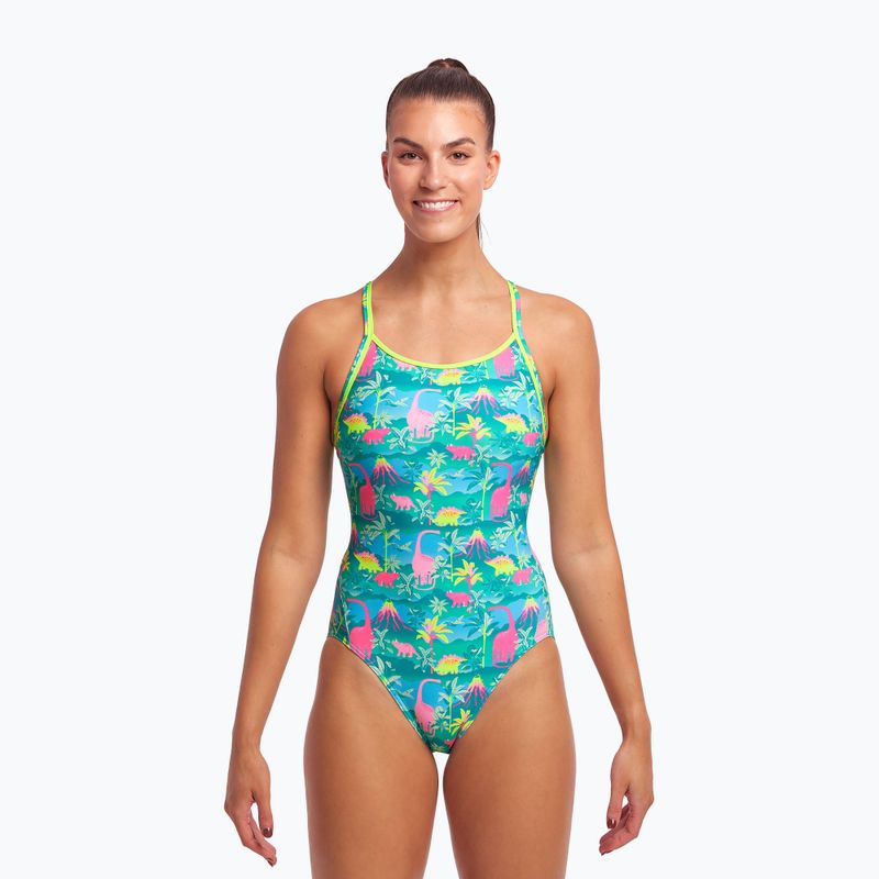 Funkita Diamond Back One Piece Women's Swimsuit Green FS11L7153408 2