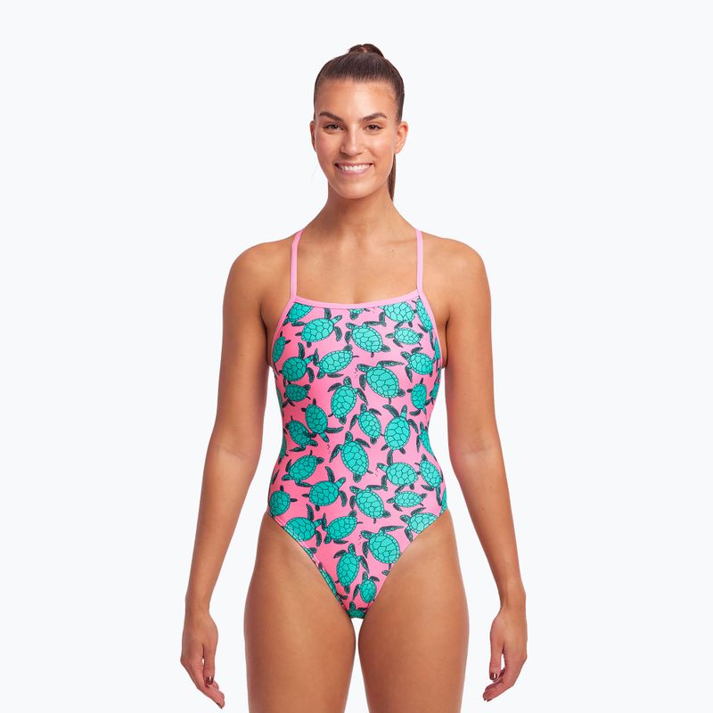 Funkita women's one-piece swimsuit Strapped In One Piece pink FS38L7156516 2