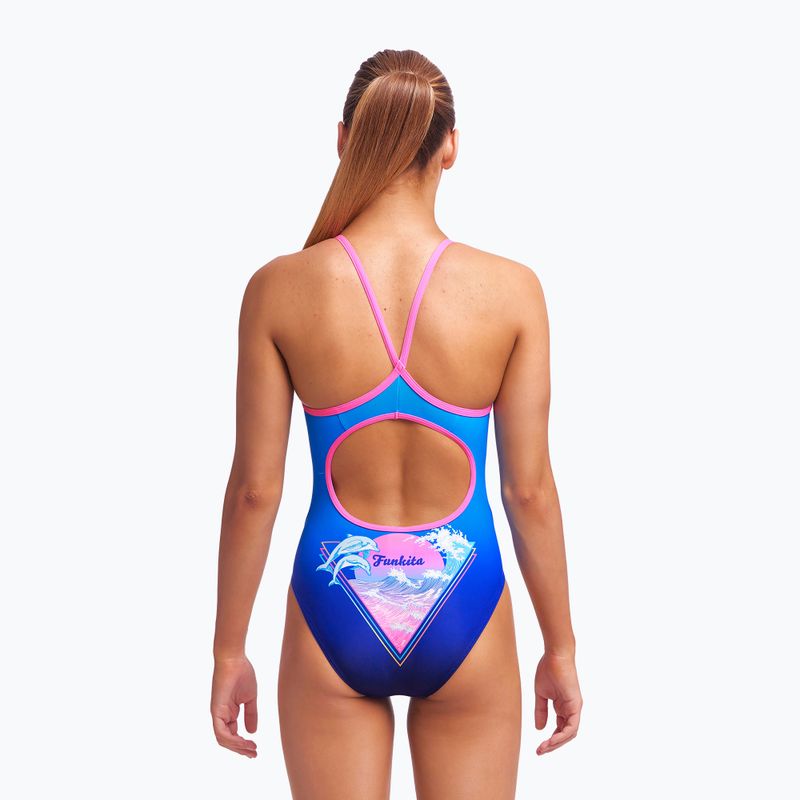 Funkita Diamond Back One Piece Children's Swimsuit Blue FS11G7155714 4