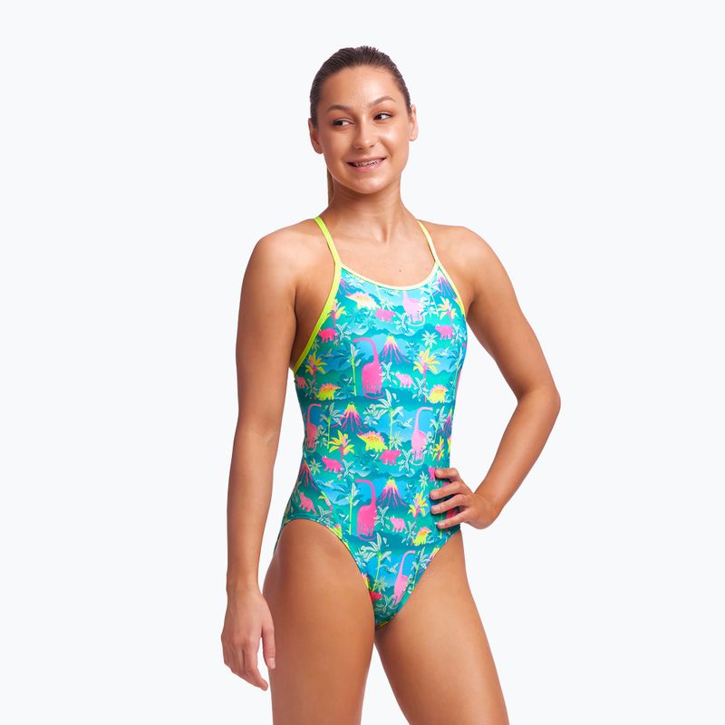 Funkita Diamond Back One Piece Children's Swimsuit Green FS11G7153414 3