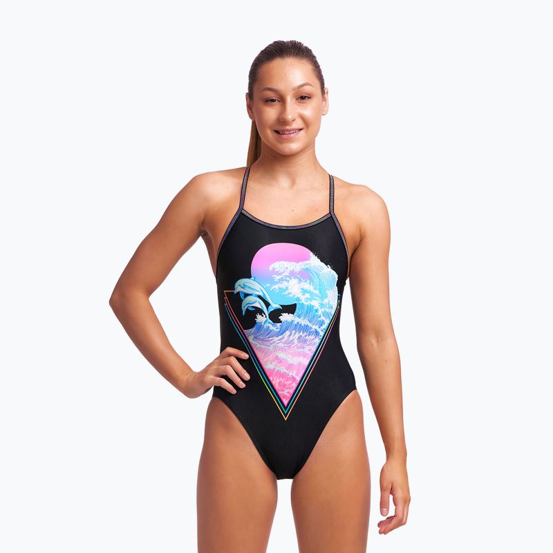 Funkita Single Strap One Piece Children's Swimsuit Black FS16G7155814 3