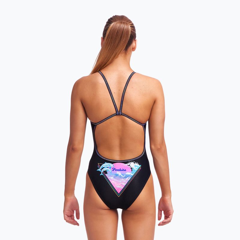 Funkita Single Strap One Piece Children's Swimsuit Black FS16G7155814 4