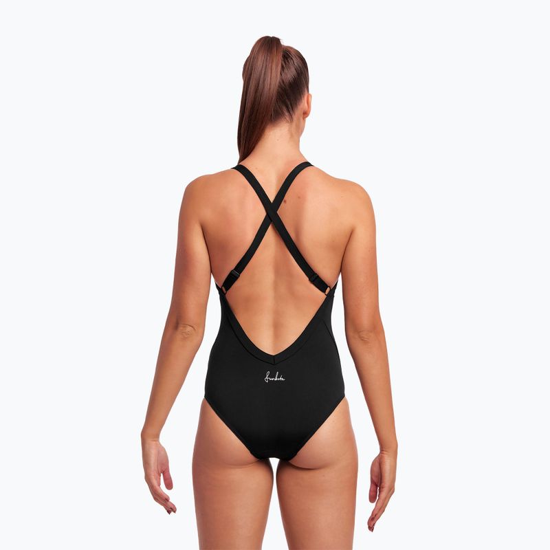 Women's one-piece swimsuit Funkita Sky Hi One Piece still black 4