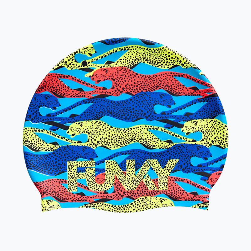 Funky Silicone Swimming Cap blue FYG017N7153200 2