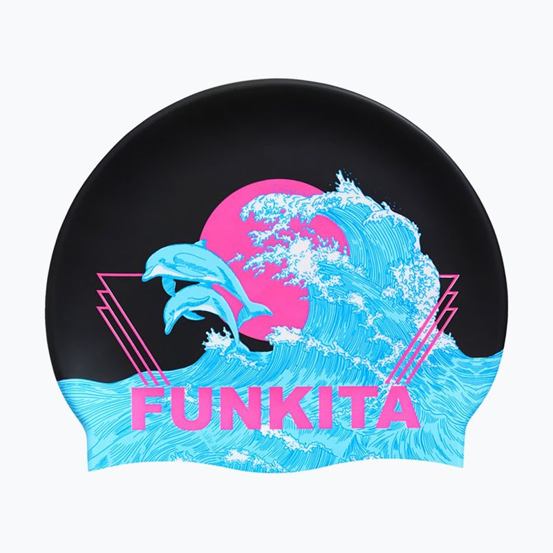 Funkita Silicone Swimming cap black cap FS997155800 2