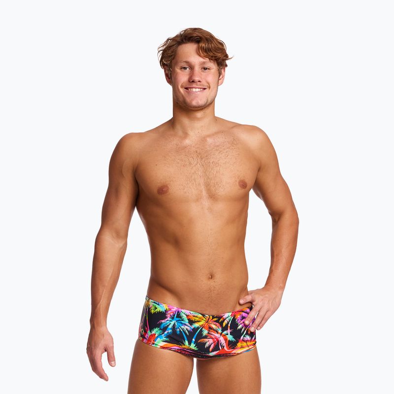 Men's Funky Trunks Sidewinder swim boxers sunset city 6