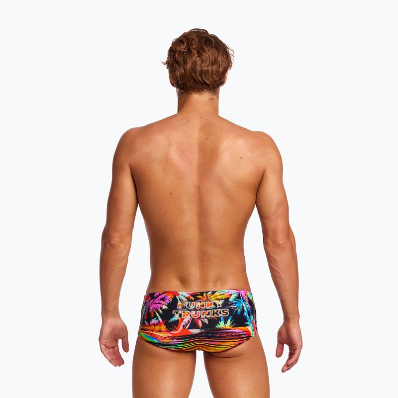 Men's Funky Trunks Sidewinder swim boxers sunset city 7