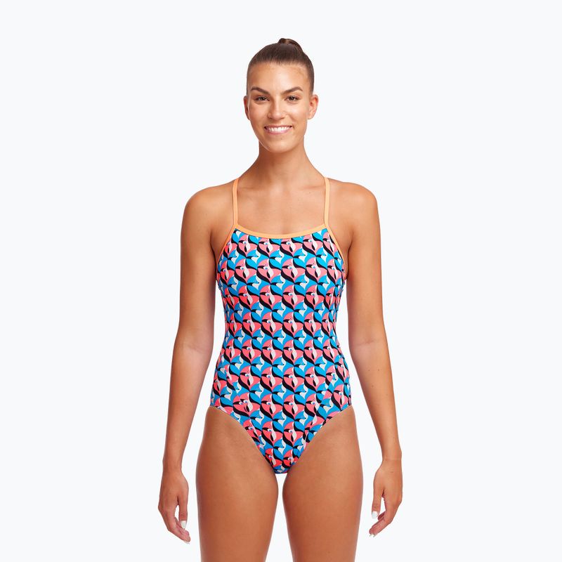 Funkita women's one-piece swimsuit Single Strap One Piece fox run 2