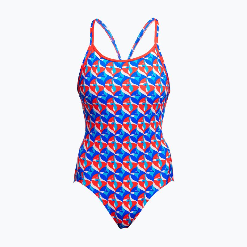 Women's one-piece swimsuit Funkita Diamond Back One Piece out foxed