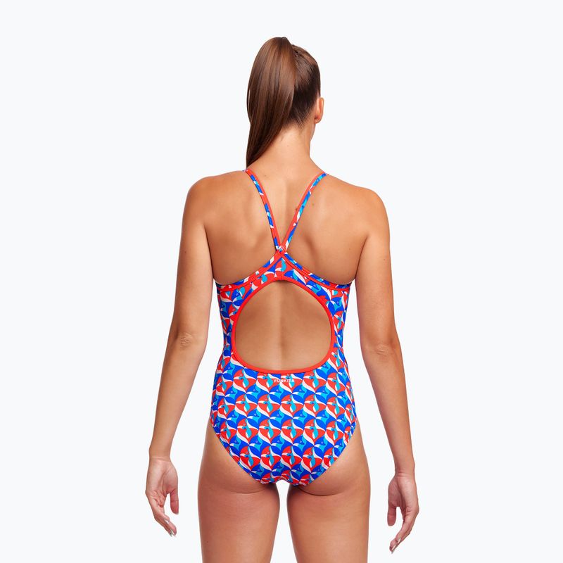 Women's one-piece swimsuit Funkita Diamond Back One Piece out foxed 4