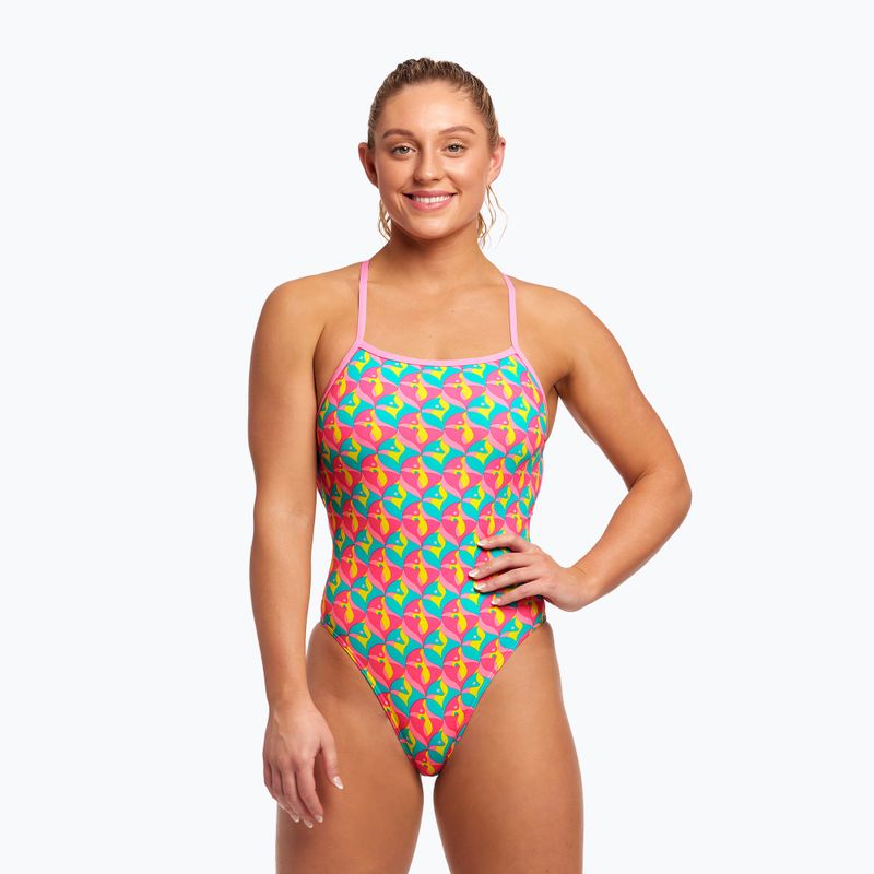 Funkita women's one-piece swimsuit Strapped In One Piece foxy friends 6