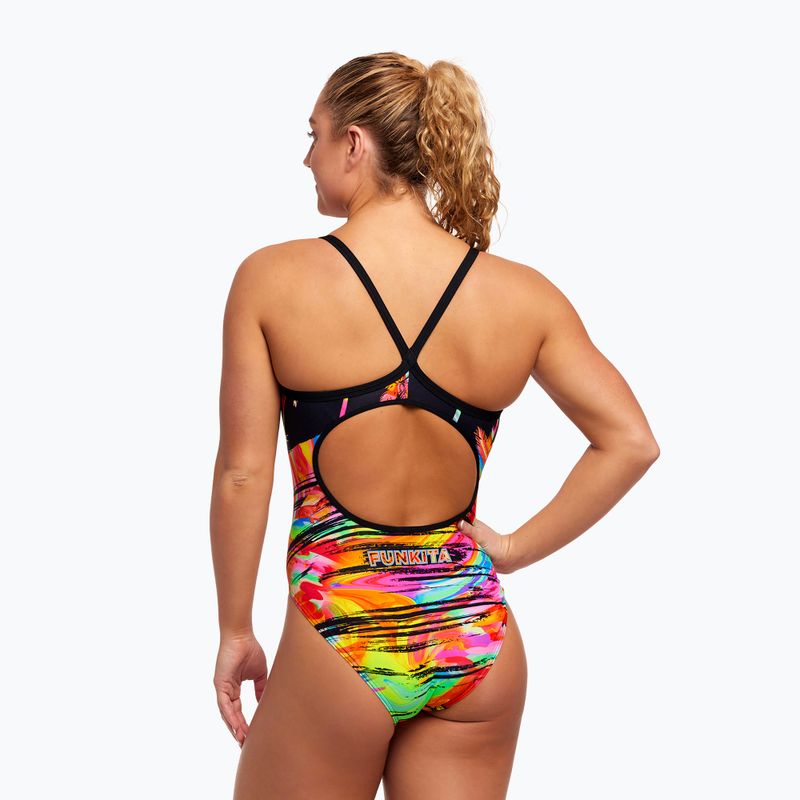 Women's one-piece swimsuit Funkita Diamond Back One Piece sunset city 8