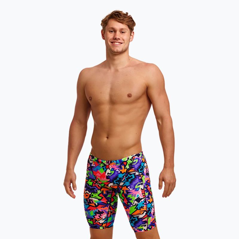 Men's swim jammers Funky Trunks Training sharp edges 4