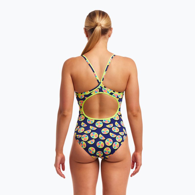 Women's one-piece swimsuit Funkita Diamond Back One Piece you lemon 4