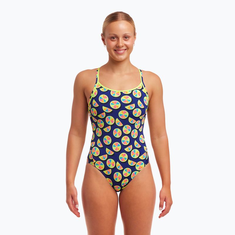 Women's one-piece swimsuit Funkita Diamond Back One Piece you lemon 5