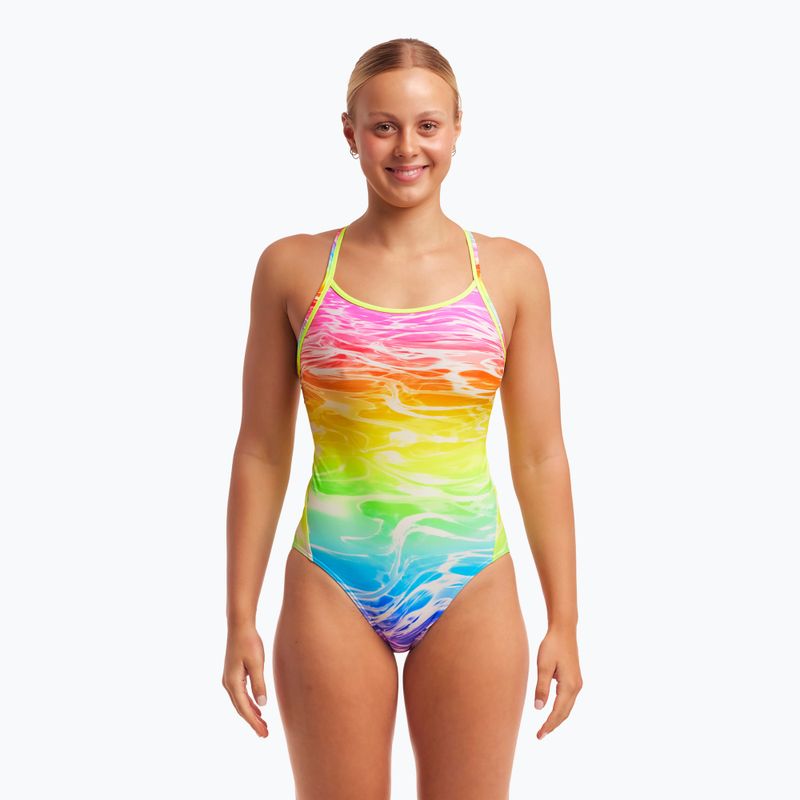 Women's one-piece swimsuit Funkita Diamond Back One Piece lake acid 5