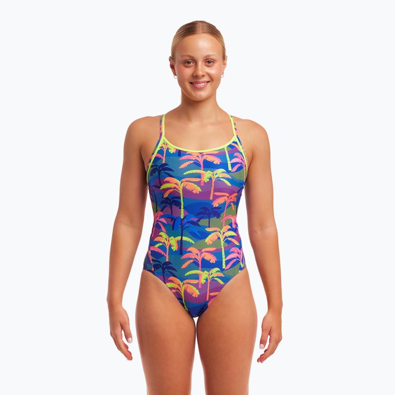 Women's Funkita Diamond Back One Piece Swimsuit Palms a Lot 5