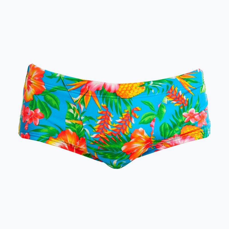Men's swim boxers Funky Trunks Classic Trunks blue hawaii